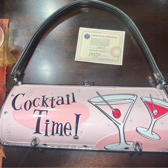 Little Earth Handbags - New Road flair by Little Earth bling cocktail time purse